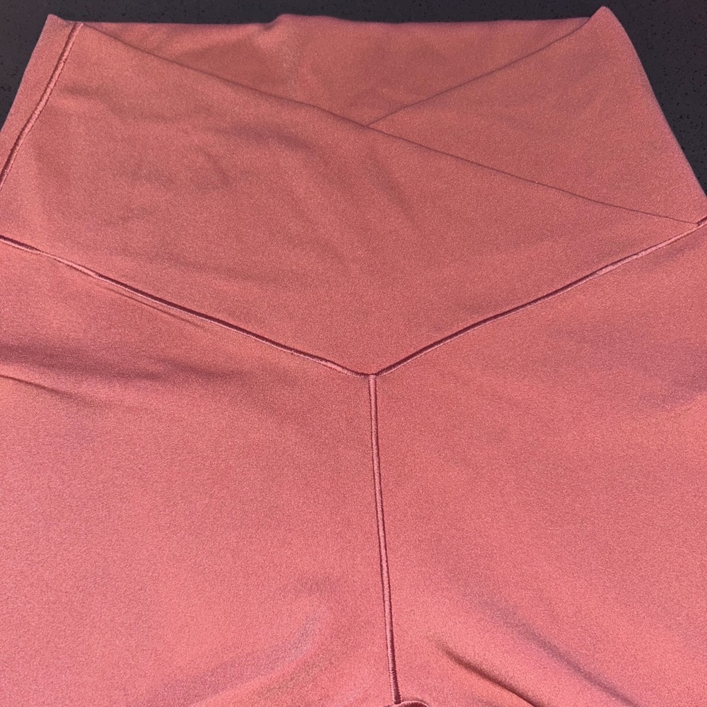 Offline by Aerie Flare Leggings. Dusty Rose full length